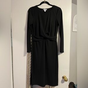 Nine West Black Long Sleeve Dress